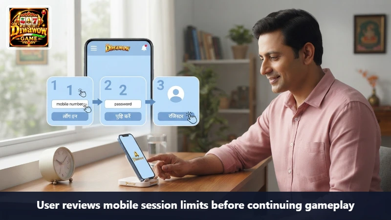User reviews mobile session limits before continuing gameplay